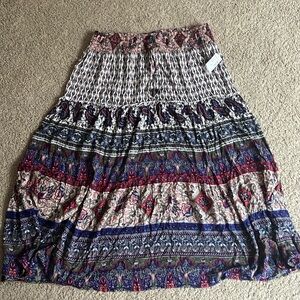 Westport Multicolor Patterned Skirt